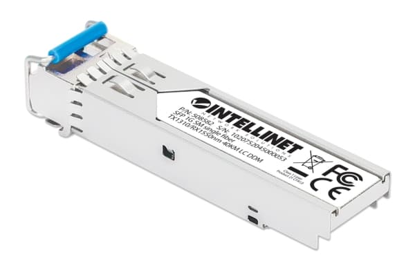 Intellinet 508582, Fiberoptikk, 1000 Mbit/s, SFP, LC, 9/125 µm, BX-U