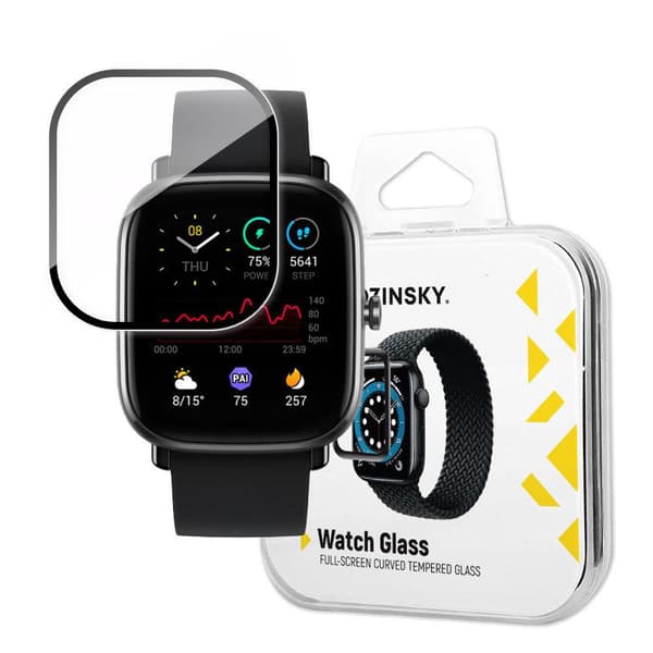 Wozinsky Skärmskydd till Xiaomi Amazfit GTS 2 Mini - Svart Ram