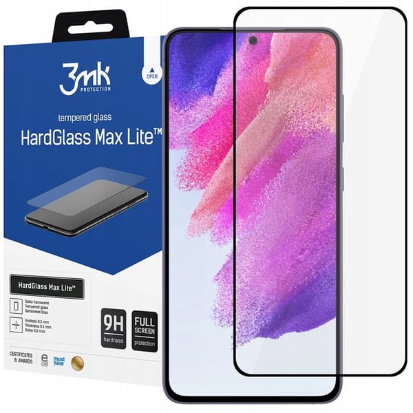 Samsung Galaxy S21 FE 5G Black - 3mk HardGlass Max Lite™