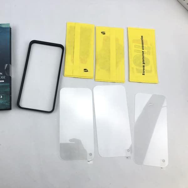 INF HD herdet glassfilm av aluminiumslegering Fullt deksel Fallsikkert for iPhone iPhone 14 Pro