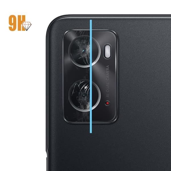 Film skyddande - Realme - 9i, A76, A96 - Härdat glas 9H - Anti-fingeravtryck - Transparent
