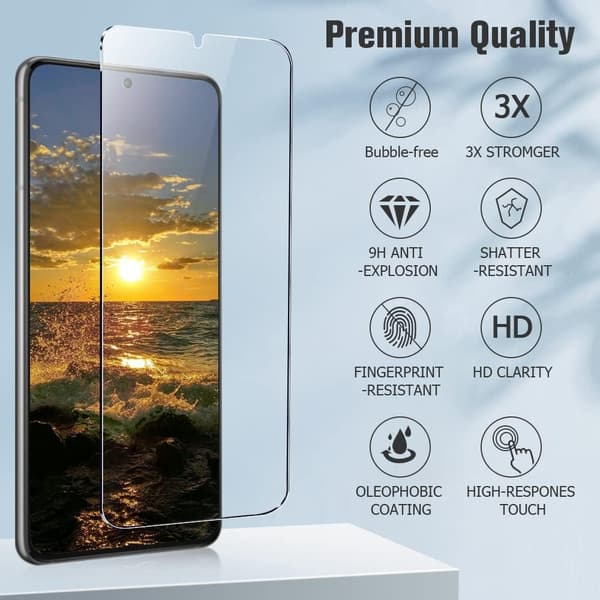 3-PACK- Gennemsigtig skærmbeskytter Samsung Galaxy S22 5G (6.1'')