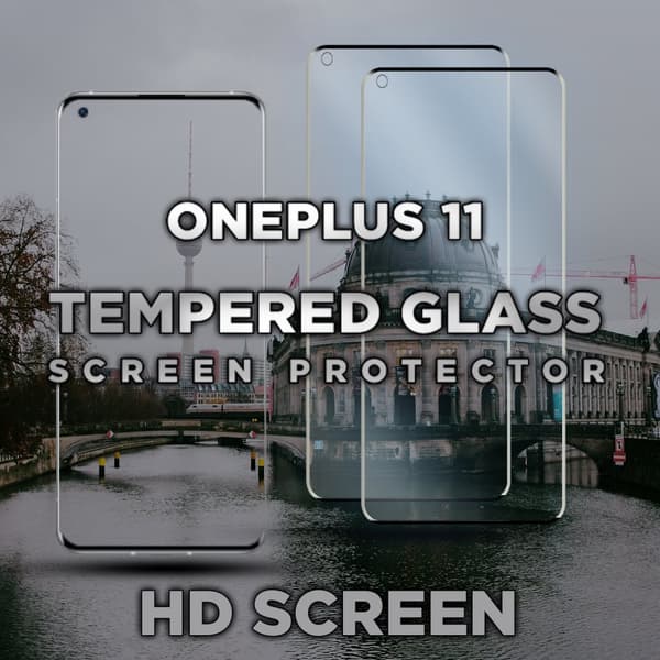 2-Pack OnePlus 11 - Härdat glas 9H - Super kvalitet 3D Skärmskydd