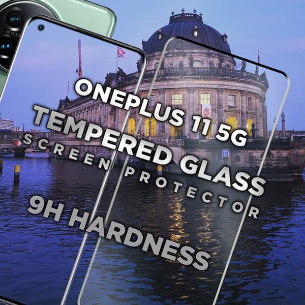 OnePlus 11 5G- Härdat glas 9H - Super kvalitet 3D Skärmskydd