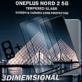 Miniatyrbild 4 av 5: 2-Pack OnePlus Nord 2 5G & 1-Pack linsskydd - Härdat Glas 9H - Super kvalitet 3D