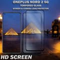 Miniatyrbild 2 av 5: 2-Pack OnePlus Nord 2 5G & 1-Pack linsskydd - Härdat Glas 9H - Super kvalitet 3D