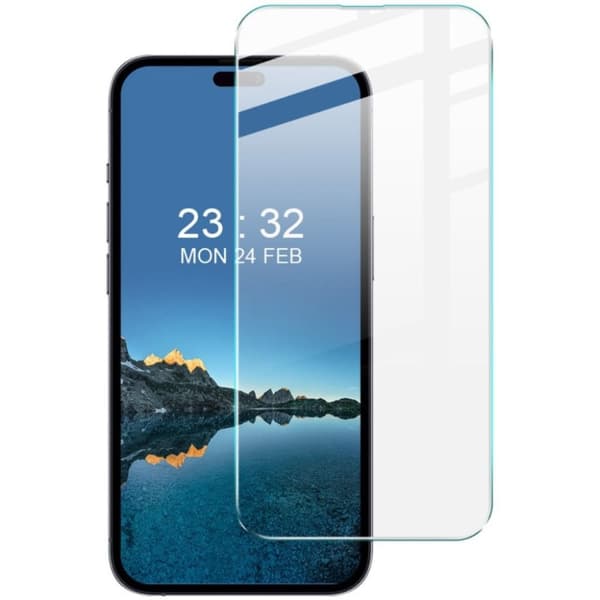 IMAK iPhone 15 Pro skärmskydd - Transparent