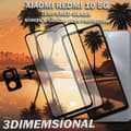 Miniatyrbild 4 av 5: 2-Pack Xiaomi Redmi 10 5G & 1-Pack linsskydd - Härdat Glas 9H - Super kvalitet 3D