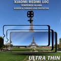 Miniatyrbild 5 av 5: 2-Pack Xiaomi Redmi 10C & 1-Pack linsskydd - Härdat Glas 9H - Super kvalitet 3D