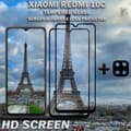 Miniatyrbild 2 av 5: 2-Pack Xiaomi Redmi 10C & 1-Pack linsskydd - Härdat Glas 9H - Super kvalitet 3D