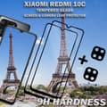 Miniatyrbild 3 av 5: 2-Pack Xiaomi Redmi 10C & 2-Pack linsskydd - Härdat Glas 9H - Super kvalitet 3D