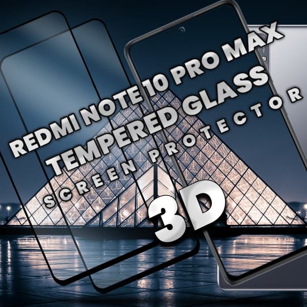 2-Pack Xiaomi Redmi Note 10 Pro Max - Härdat Glas 9H - Super kvalitet 3D