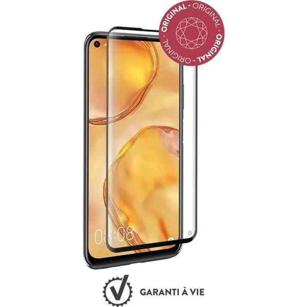 Skärmskydd - Force Glass - Huawei P40 Lite - Organiskt glas - Repbeständig - Installationssats ingår