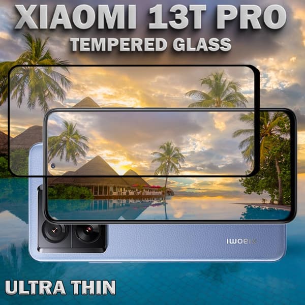 Xiaomi 13T Pro - Härdat glas 9H - Super kvalitet 3D Skärmskydd