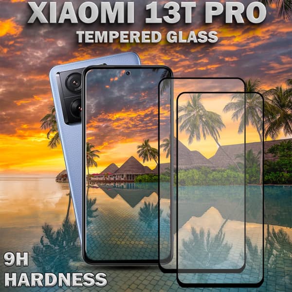 2-Pack Xiaomi 13T Pro - Härdat glas 9H - Super kvalitet 3D Skärmskydd