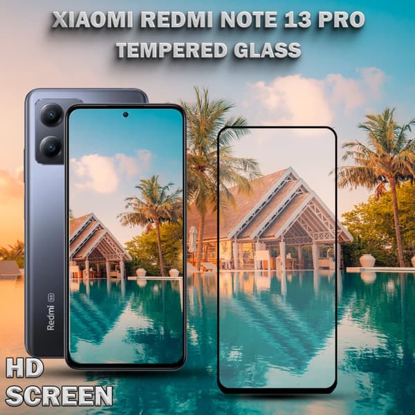 Xiaomi Redmi Note 13 Pro - Härdat glas 9H - Super kvalitet 3D Skärmskydd