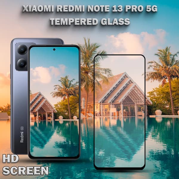 Xiaomi Redmi Note 13 Pro 5G- Härdat glas 9H - Super kvalitet 3D Skärmskydd