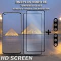 Miniatyrbild 2 av 5: 2-Pack OnePlus Nord CE & 2-Pack linsskydd - Härdat Glas 9H - Super kvalitet 3D