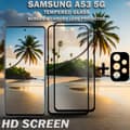 Miniatyrbild 2 av 5: 2-Pack Samsung A53 5G & 1-Pack linsskydd - Härdat Glas 9H - Super kvalitet 3D