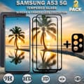 Miniatyrbild 1 av 5: 2-Pack Samsung A53 5G & 1-Pack linsskydd - Härdat Glas 9H - Super kvalitet 3D