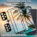 Miniatyrbild 4 av 5: 2-Pack Samsung A53 5G & 2-Pack linsskydd - Härdat Glas 9H - Super kvalitet 3D