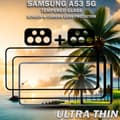 Miniatyrbild 5 av 5: 2-Pack Samsung A53 5G & 2-Pack linsskydd - Härdat Glas 9H - Super kvalitet 3D