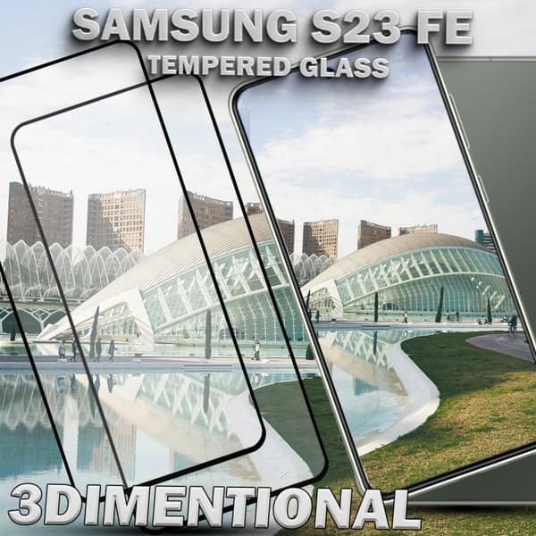 2-Pack Samsung S23 FE - 9H Härdat Glass - Super Kvalitet 3D
