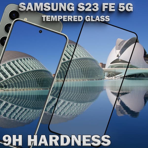 Samsung S23 FE 5G - 9H Härdat Glass - Super Kvalitet 3D