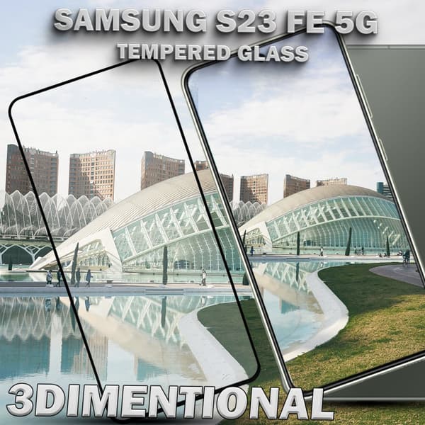 Samsung S23 FE 5G - 9H Härdat Glass - Super Kvalitet 3D