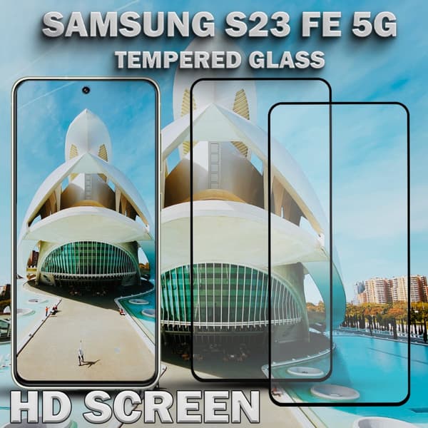 2-Pack Samsung S23 FE 5G - 9H Härdat Glass - Super Kvalitet 3D