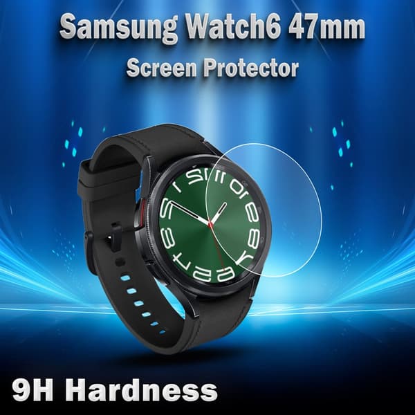 Samsung Watch 47mm - Härdat glas 9H - Super kvalitet 3D Skärmskydd