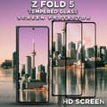 Miniatyrbild 2 av 5: 2-Pack Samsung Galaxy Z FOLD 5 - Härdat Glas 9H - Super Kvalitet 3D Skärmskydd