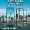 Miniatyrbild 4 av 5: 2-Pack Samsung Galaxy Z FOLD 5 (5G) - Härdat Glas 9H - Super Kvalitet 3D Skärmskydd
