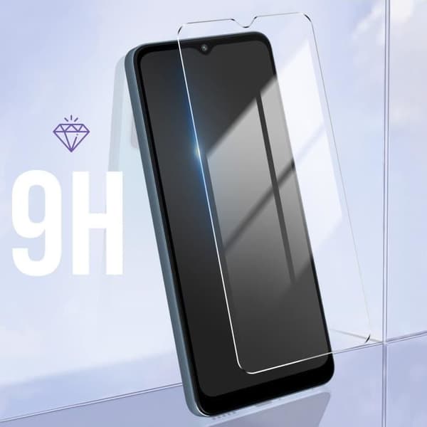Härdat glas - AVIZAR - Xiaomi Redmi A1 2022 - 9H hårdhet - Anti-repa - Ultratunn