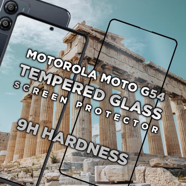 Motorola Moto G54 - Härdat Glas 9H - Super kvalitet 3D Skärmskydd