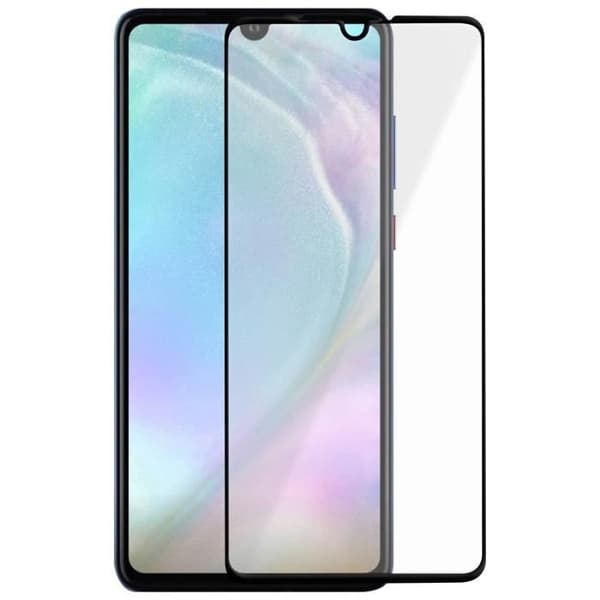 Skyddsglas - AVIZAR - Huawei P30 - Härdat glas 9H - Rep motståndskraftig - Svart