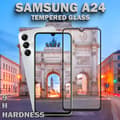 Miniatyrbild 3 av 5: Samsung Galaxy A24 - Härdat Glas 9H - Super Kvalitet 3D Skärmskydd