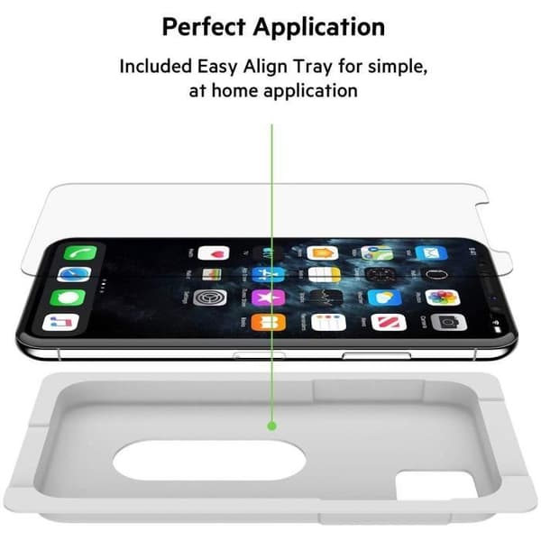 BELKIN InvisiGlass Ultra - Mobiltelefon skärmskydd för Apple iPhone 11 Pro Max, XS Max