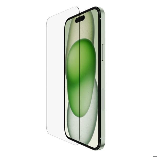 Skärmskydd - BELKIN - ScreenForce - Härdat glas - Antireflex - iPhone 15 Plus