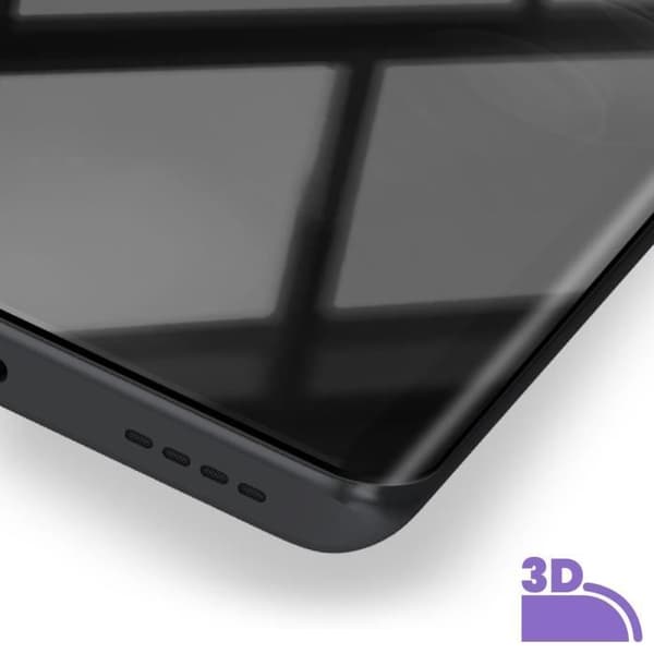 Skyddsfilm - AVIZAR - Härdat glas - Realme 11 Pro 5G - 9H hårdhet - Böjd svart