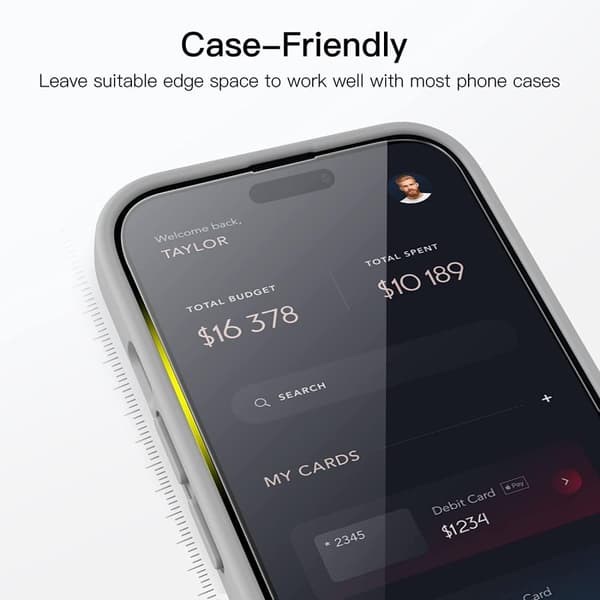 3X hærdet glas beskyttelse iPhone 15 Plus