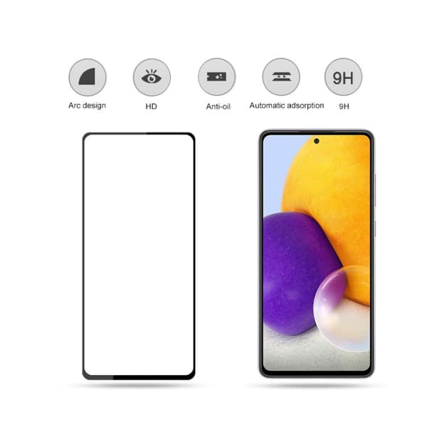 Samsung Galaxy A52 / A52 5G / A52S 5G - Heltäckande Härdat Skyddsglas