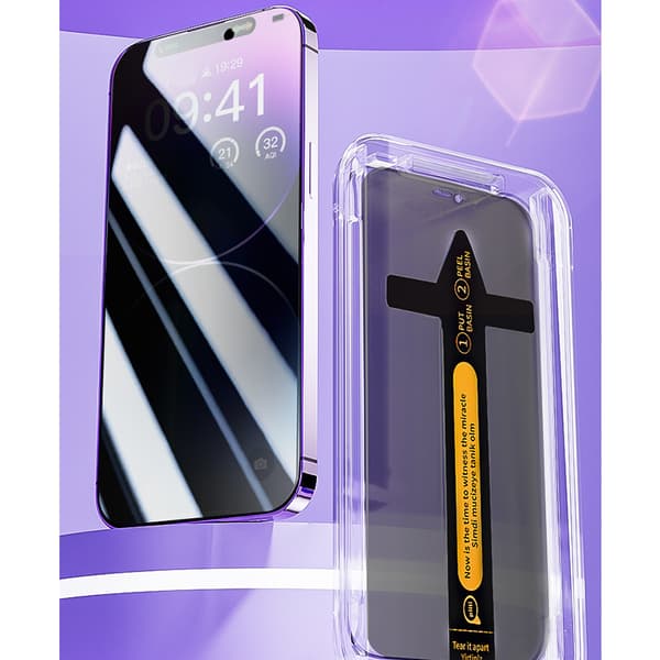 Anti-peep skjermbeskytter for personvern iPhone 14 Pro
