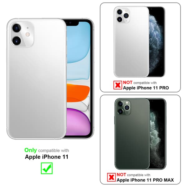 3x Skyddsfilm för iPhone 11 Skärmskydd Skyddsglas härdat (Tempered)-glas för skydd av displayen i 9H hårdhet med 3D Touch-kompatibilitet med