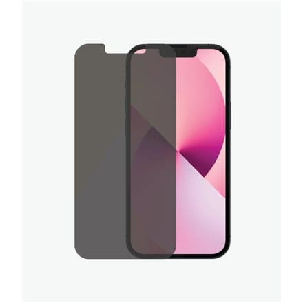 PanzerGlass Apple iPhone 13 Mini Tempered glass Black Privacy Screen Protector Crystal clear; Resistant to scratches and bacteria; Shock absorbing; Ea
