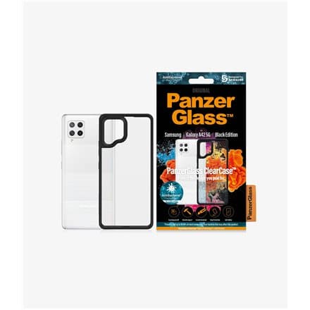 PanzerGlass | Clear Case | Samsung | Galaxy A42 5G | Hardened glass | Black AB | Case Friendly;  More than 19% better protecting performance; Plastic