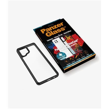 PanzerGlass | Clear Case | Samsung | Galaxy A42 5G | Hardened glass | Black AB | Case Friendly;  More than 19% better protecting performance; Plastic