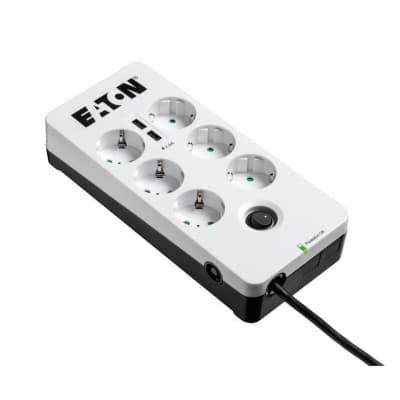 Eaton Protection Box 6 USB DIN - surge protector - 2500 Watt