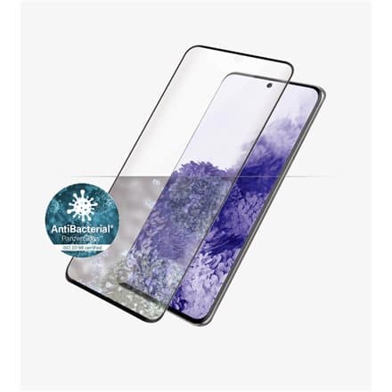 PanzerGlass | Samsung | Galaxy S21 Ultra Series | Antibacterial glass | Black | Case Friendly, Compatible with the in-screen fingerprint reader | Anti