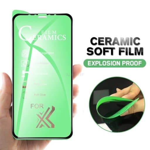 RoGer Ceramic Soft Full Coverage Screen Protector Samsung Galaxy A14 / A14 5G Transparent